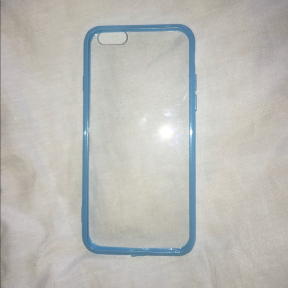 Transparent/Blue iPhone 6 Case - Picture 2 of 3